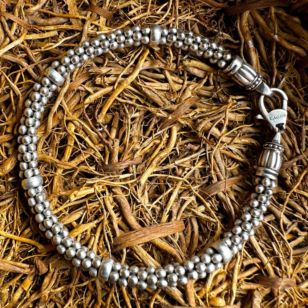 LAGOS Caviar Sterling Silver Beaded Bracelet